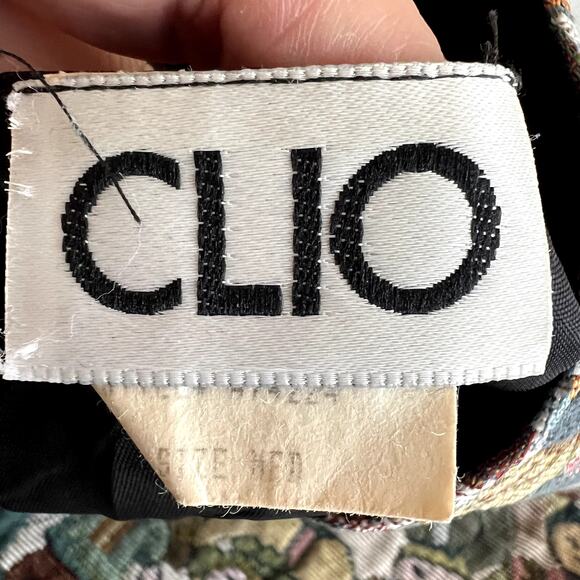 VTG Clio Button Up Vest Women Medium Children of the World Tapestry MADE IN USA - Picture 3 of 10